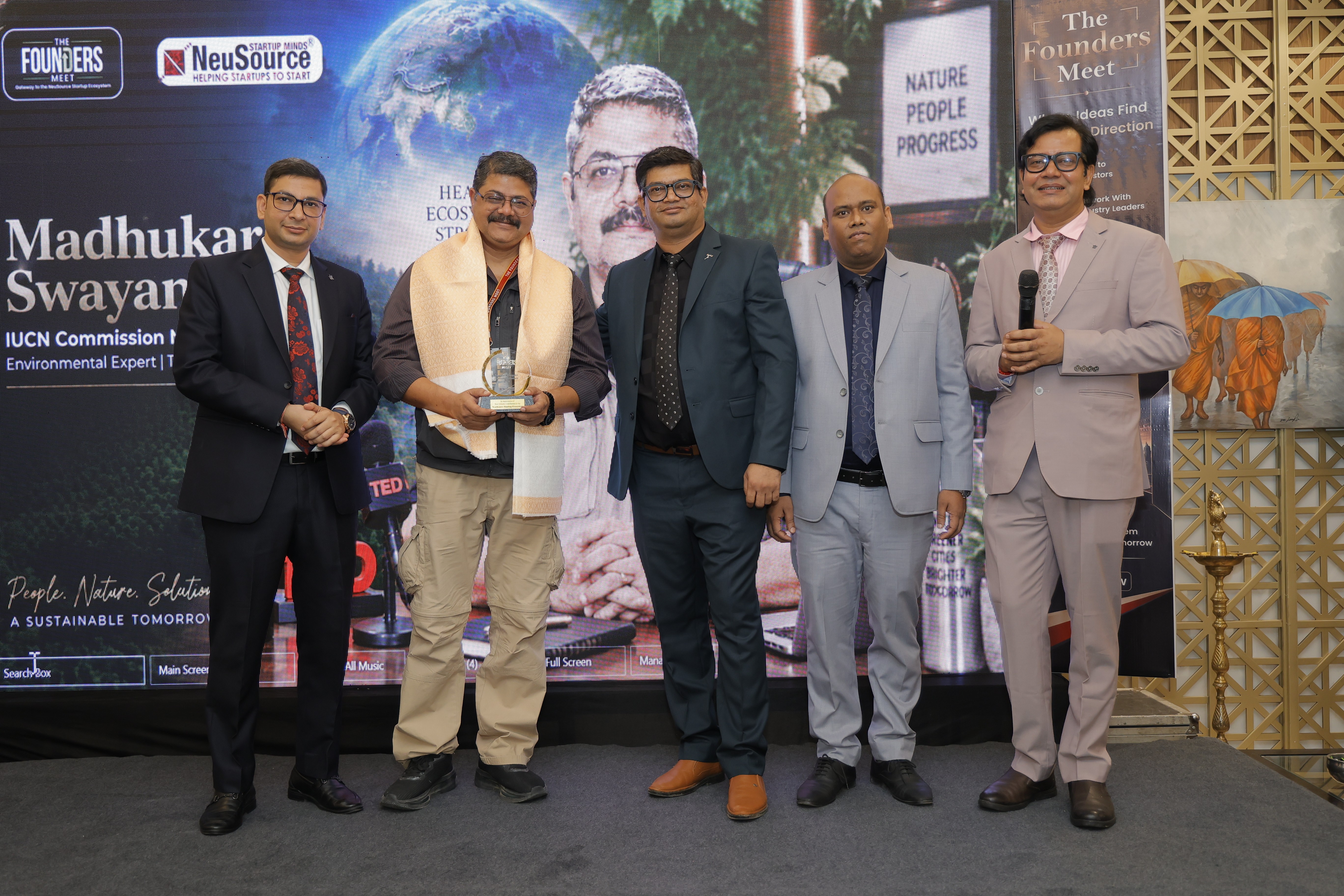 Dr. Madhukar Swayambhu, Cofounder & Research Head, VSLLP and Secretary, Blue Community South Asia, conducted a session for the budding startups ...