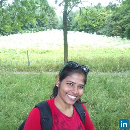 Sangeetha vani Pradeep, Masters Student at UNESCO-IHE