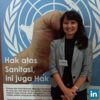 Louise Maryonoputri, Msc, Hydro Science and Engineering - Technische Universität Dresden. DAAD NaWaM awardee