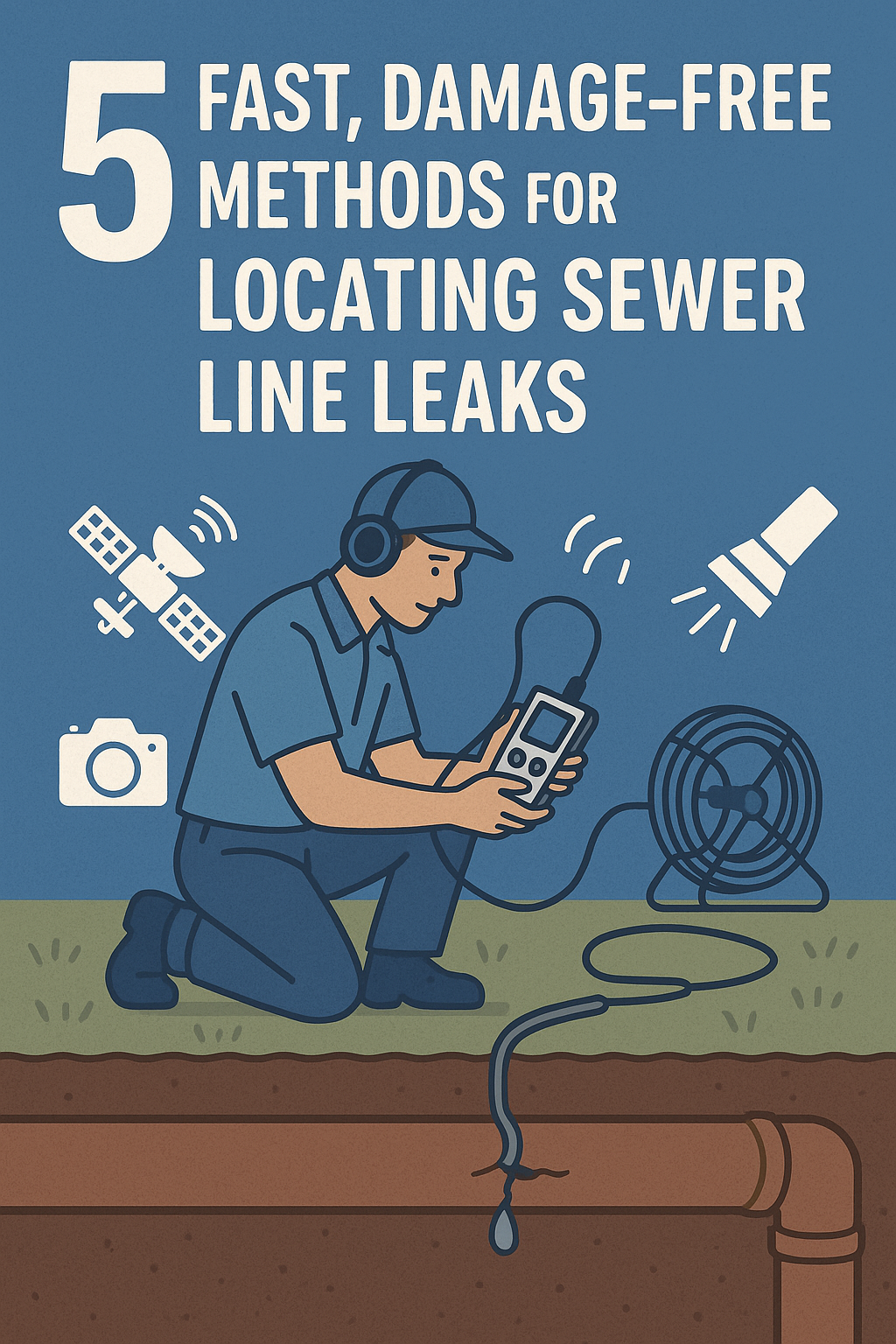 5 Fast, Damage-Free Methods for Locating Sewer Line Leaks