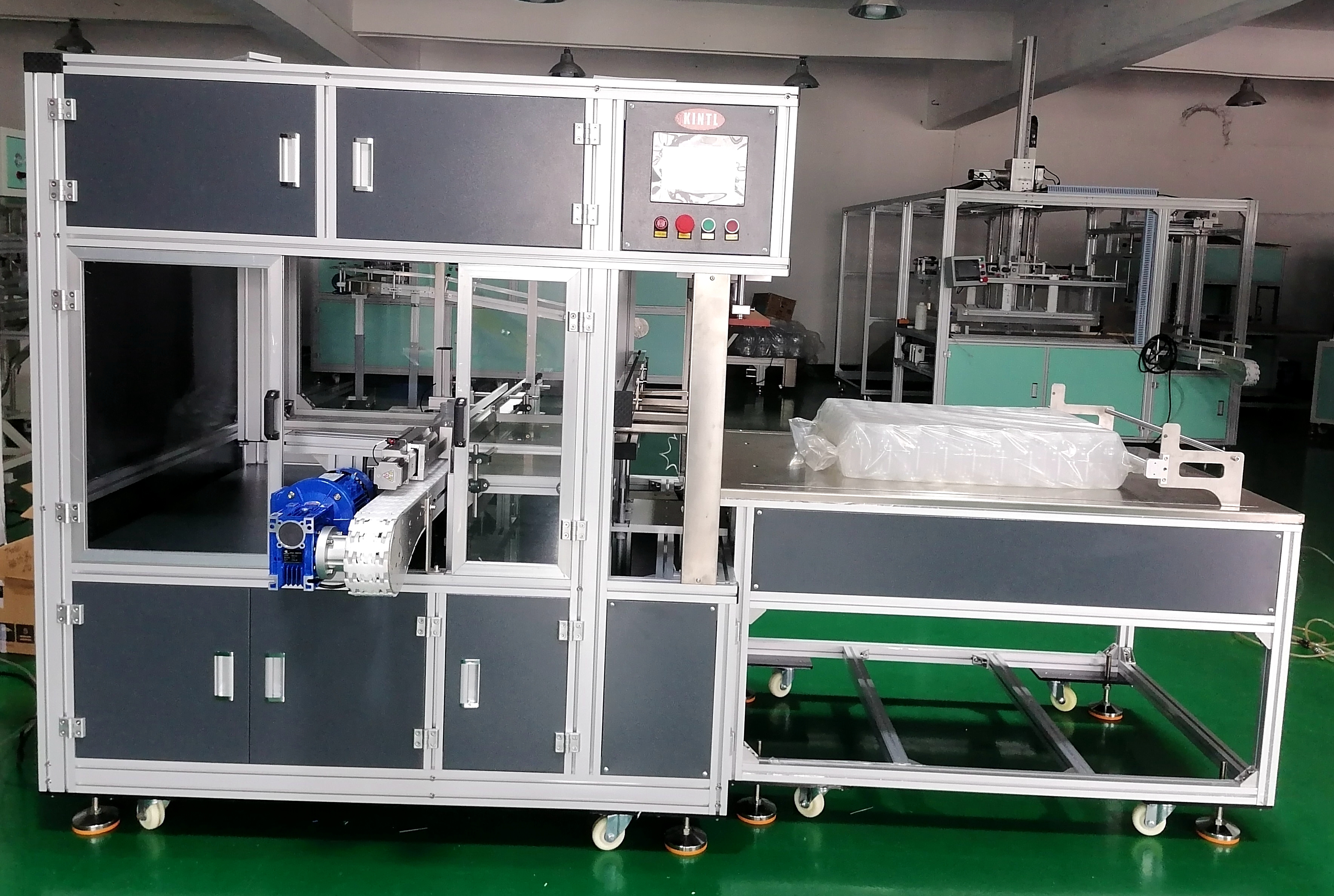 Bottle bag-packing machine, Máquina envasadora de bolsas de botellas, آلة تغليف الأكياس: للزجاجات الفارغة