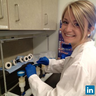 Hannah Bradford, Watershed Research Coordinator at Hammond River Conservation Centre