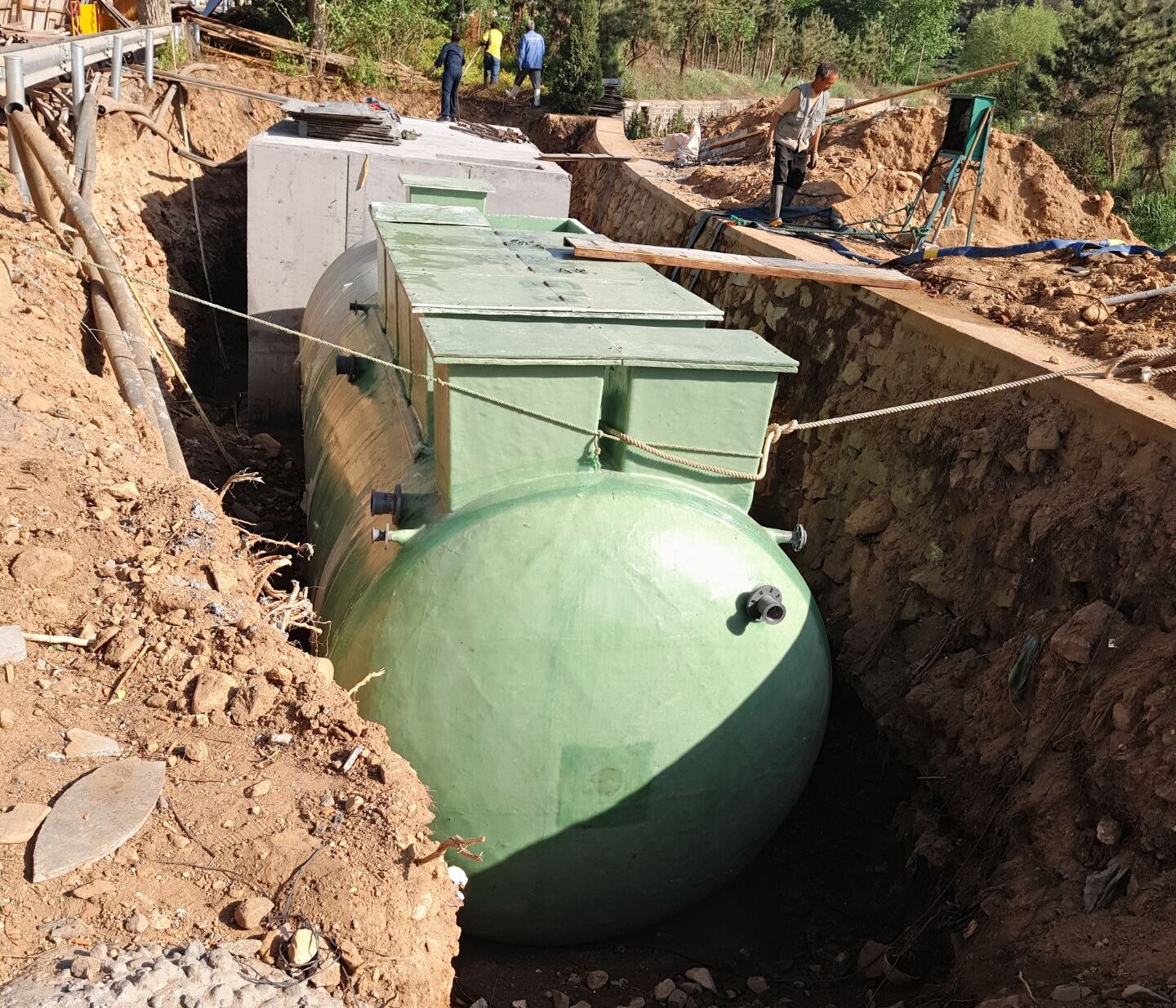 wastewater treatment 100m3/d  FRP