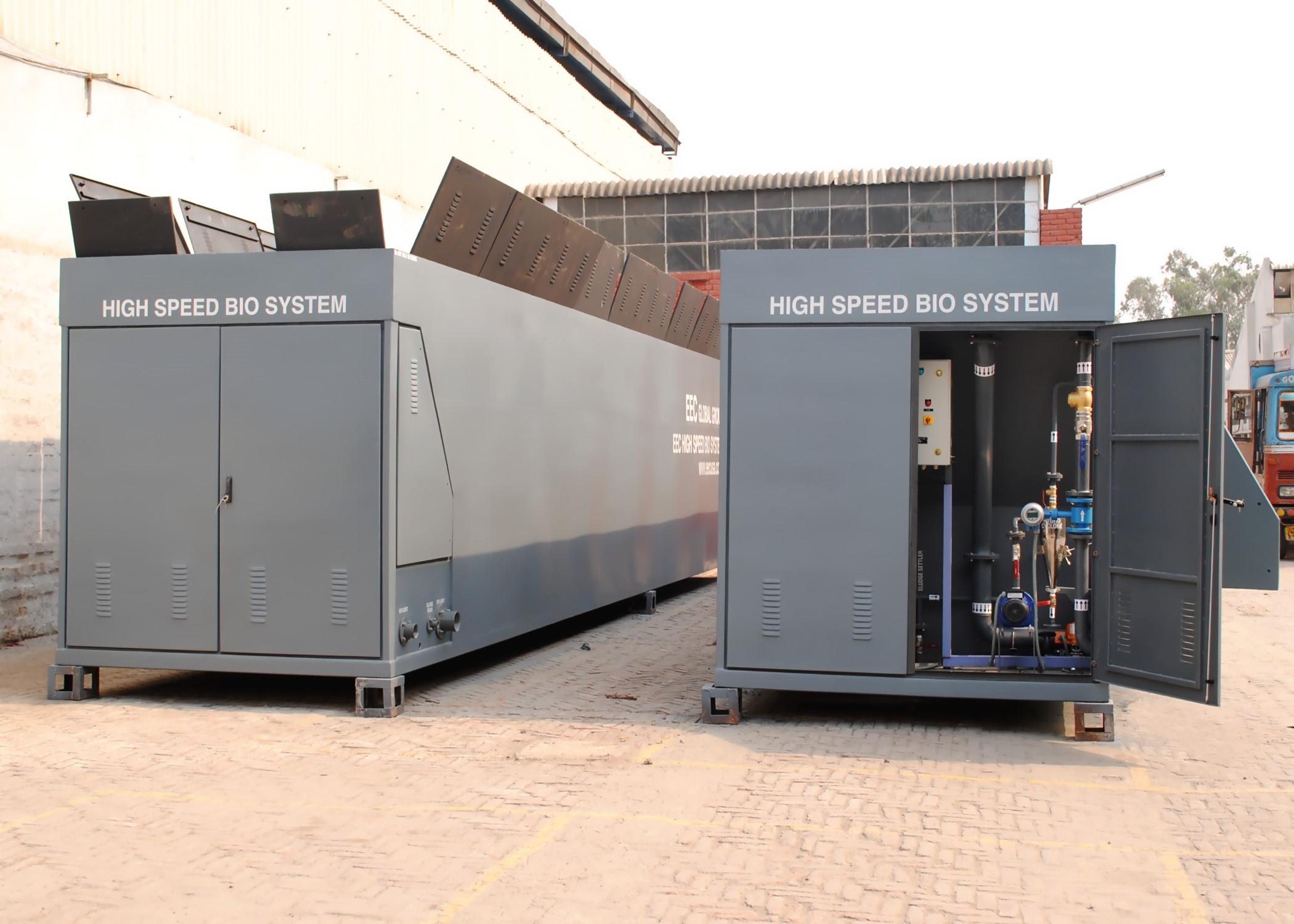 EEC Delivers 14x40' EEC High-Speed Bio Tec to US MIL, NATO UNICEF, GE, and many more.