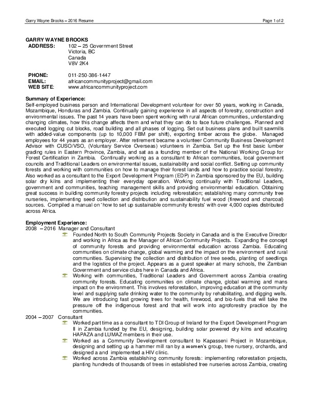 Garry Brooks, Founder