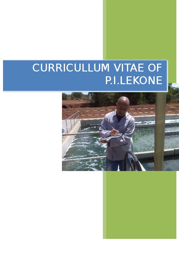 Pule Lekone, Department of Defence(Engineering) - Engineer