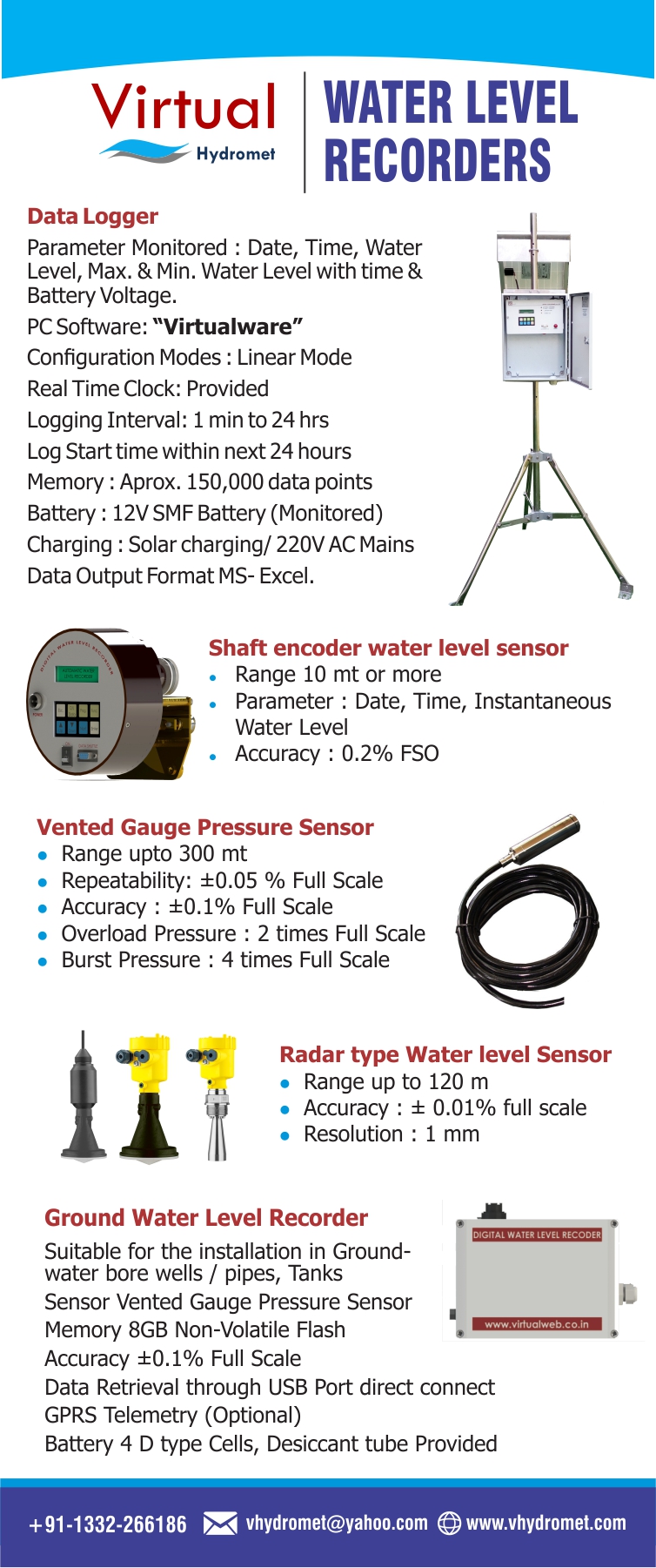 Hydro Meteorological Instrumentation