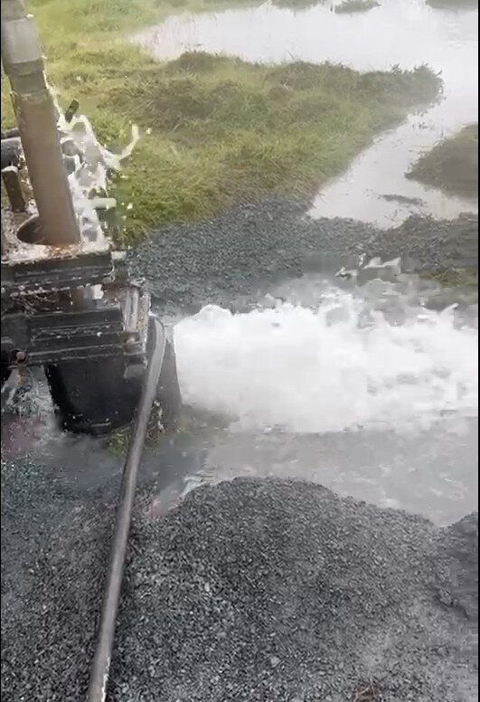 We found water