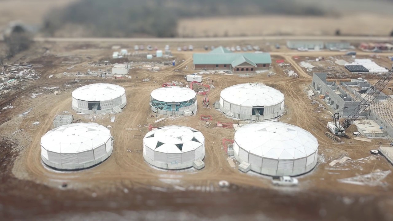 Aluminium Dome Covers for Kansas Water Treatment Facility (Video)