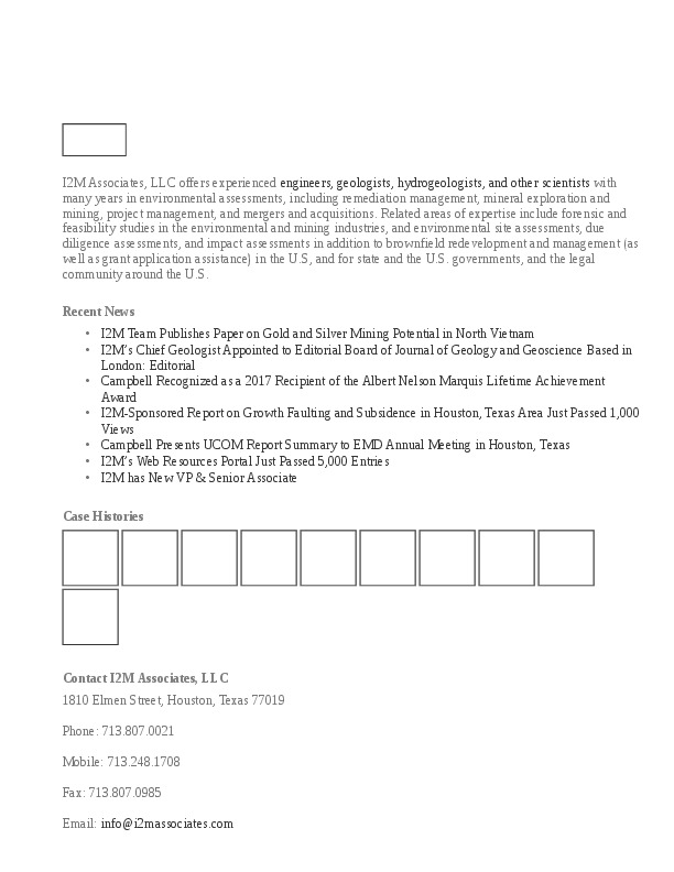 Michael D. Campbell, P.G., P.H.