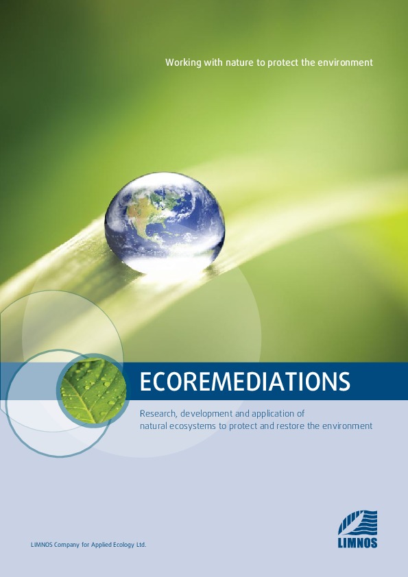 LIMNOS Ltd, Applied ecology: nature based solutions in WWT and sludge