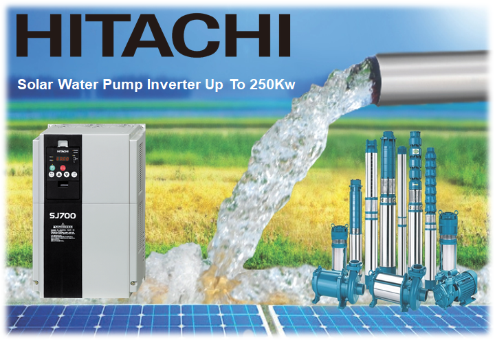 Hitachi Solar water pump projects