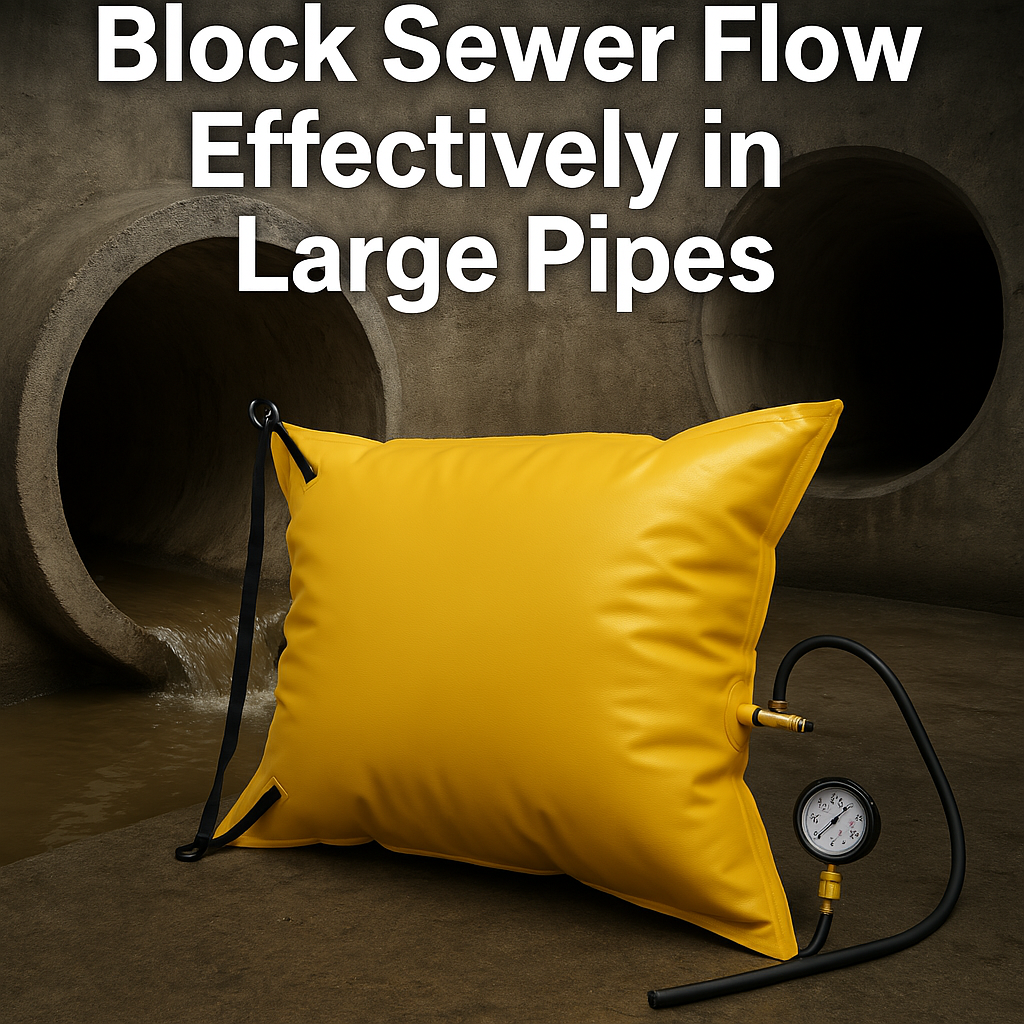 How to Block Sewer Flow Effectively in Large Pipes?