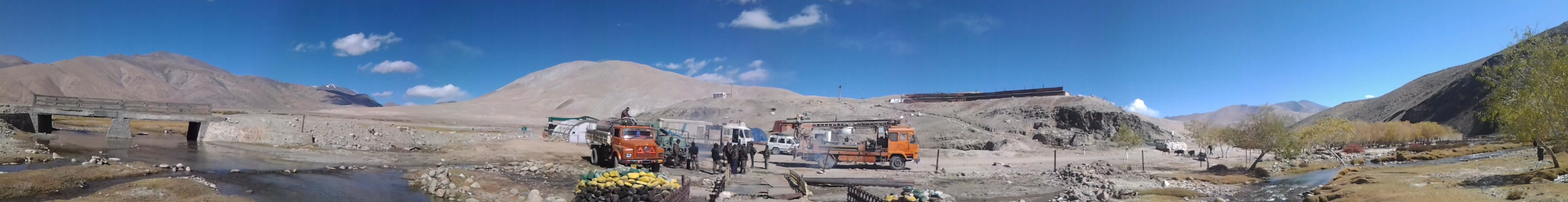 Groundwater development at Chushul 14260 feet above mean sea level.Ladakh India