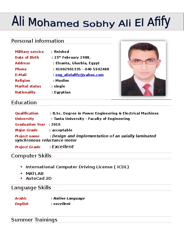 Ali Elafify, Development & Housing Company for Utilities - Manager for a waste water treatment plant