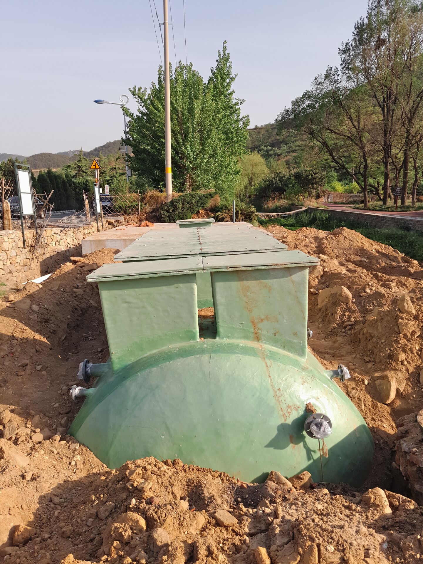 wastewater treatment 100m3/d  FRP
