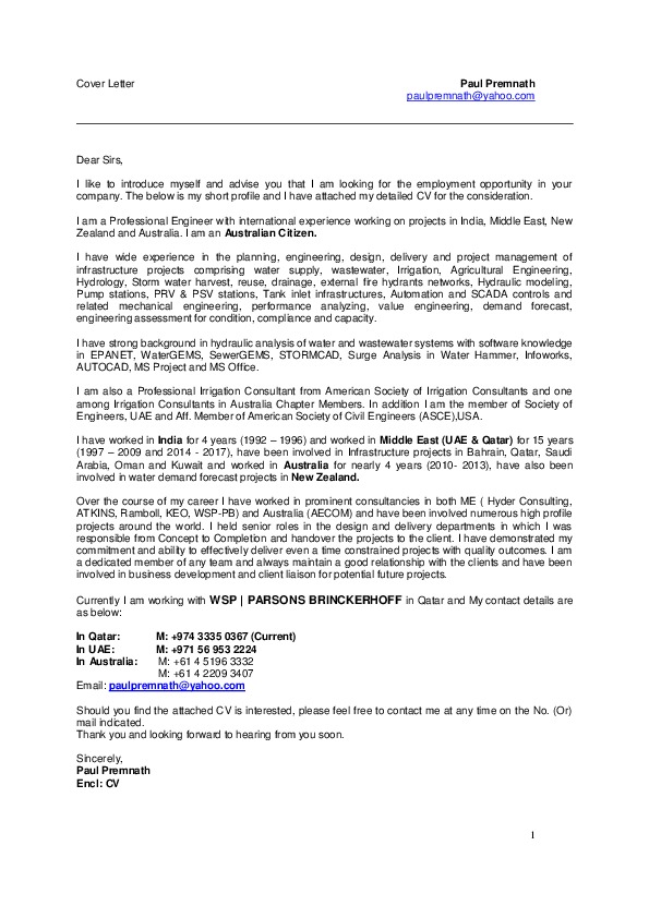 Paul Premnath, Senior Engineer