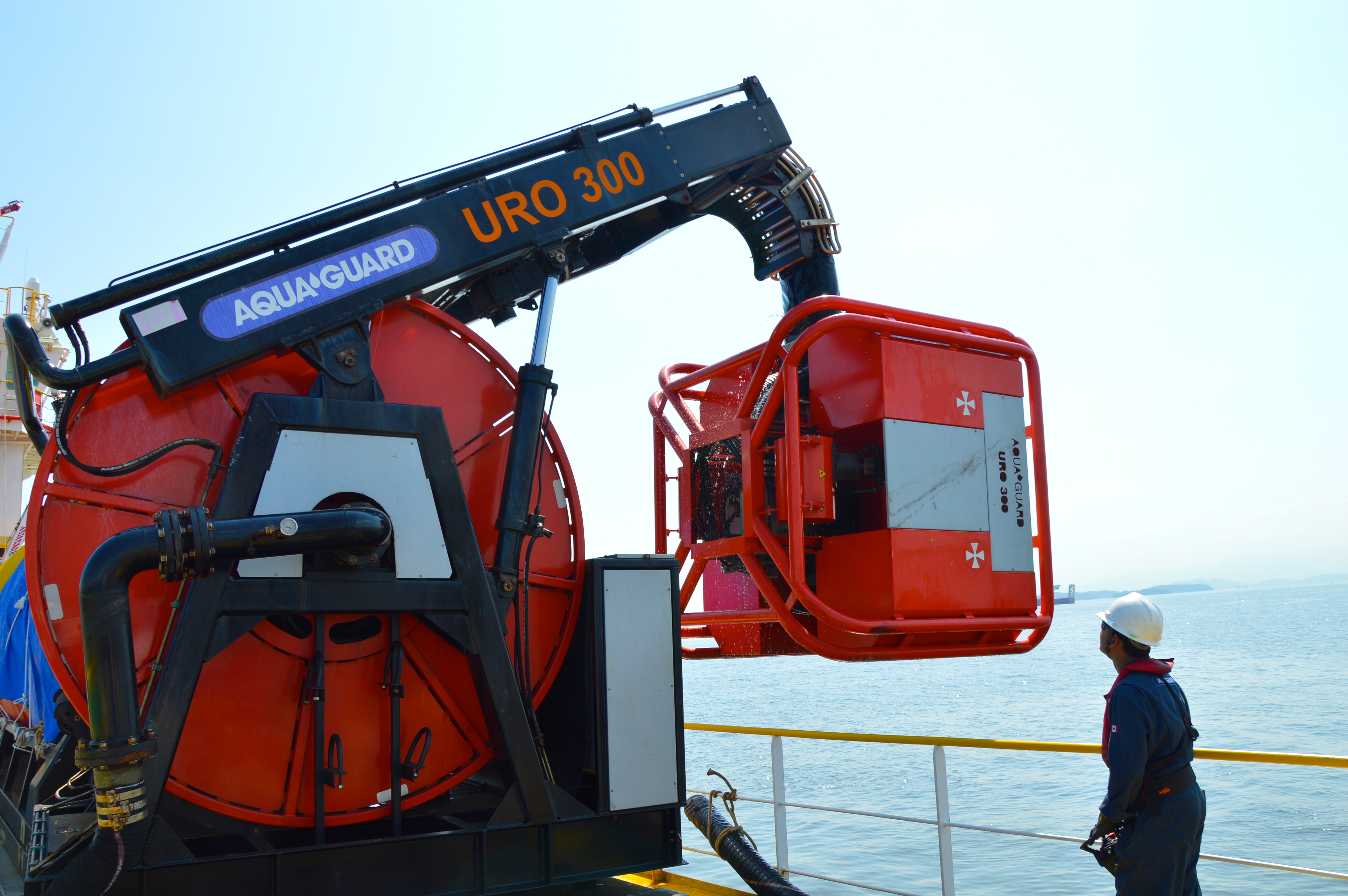 Offshore Brazil large oil skimming system URO 300