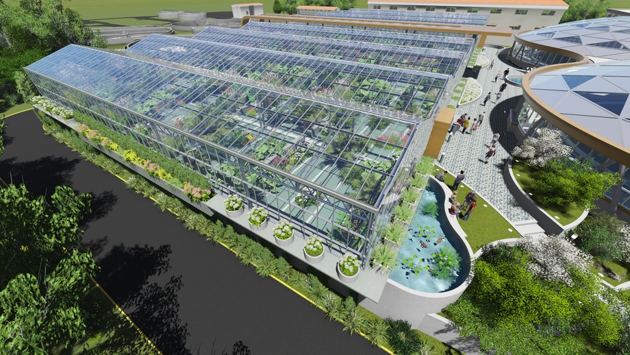 The First Botanic Garden WWTP in Shanghai