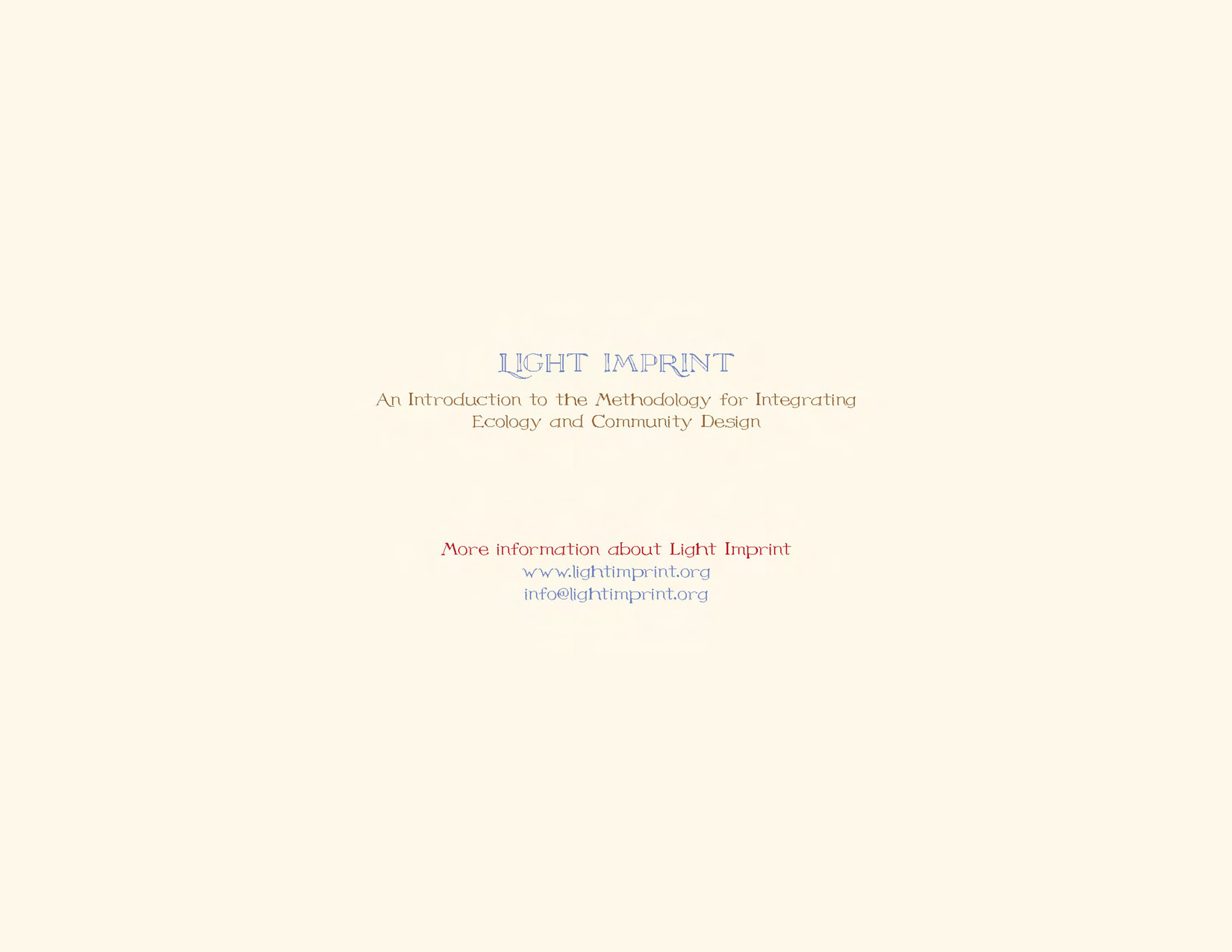 Light Imprint Handbook