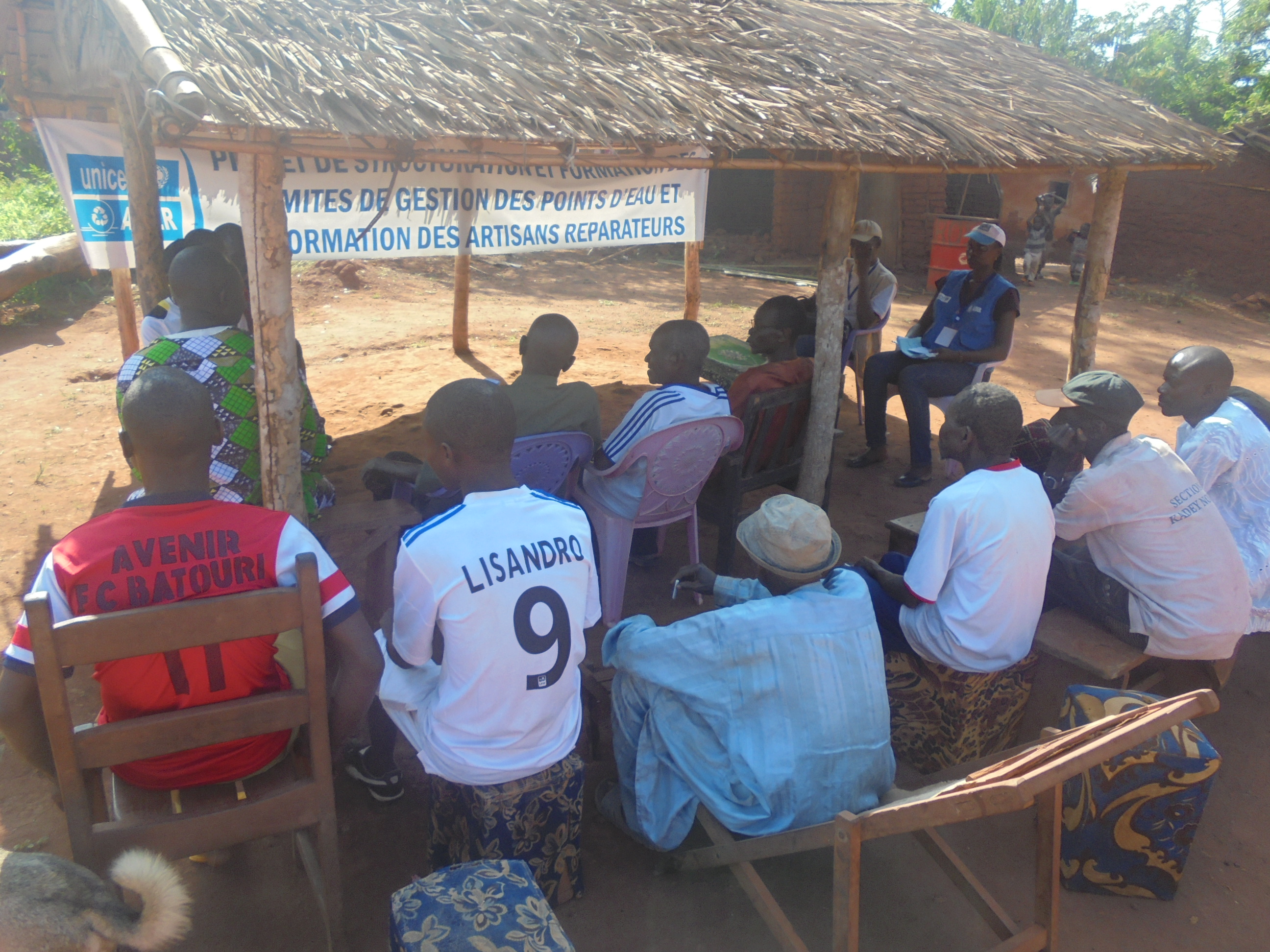Training on water management in rural area