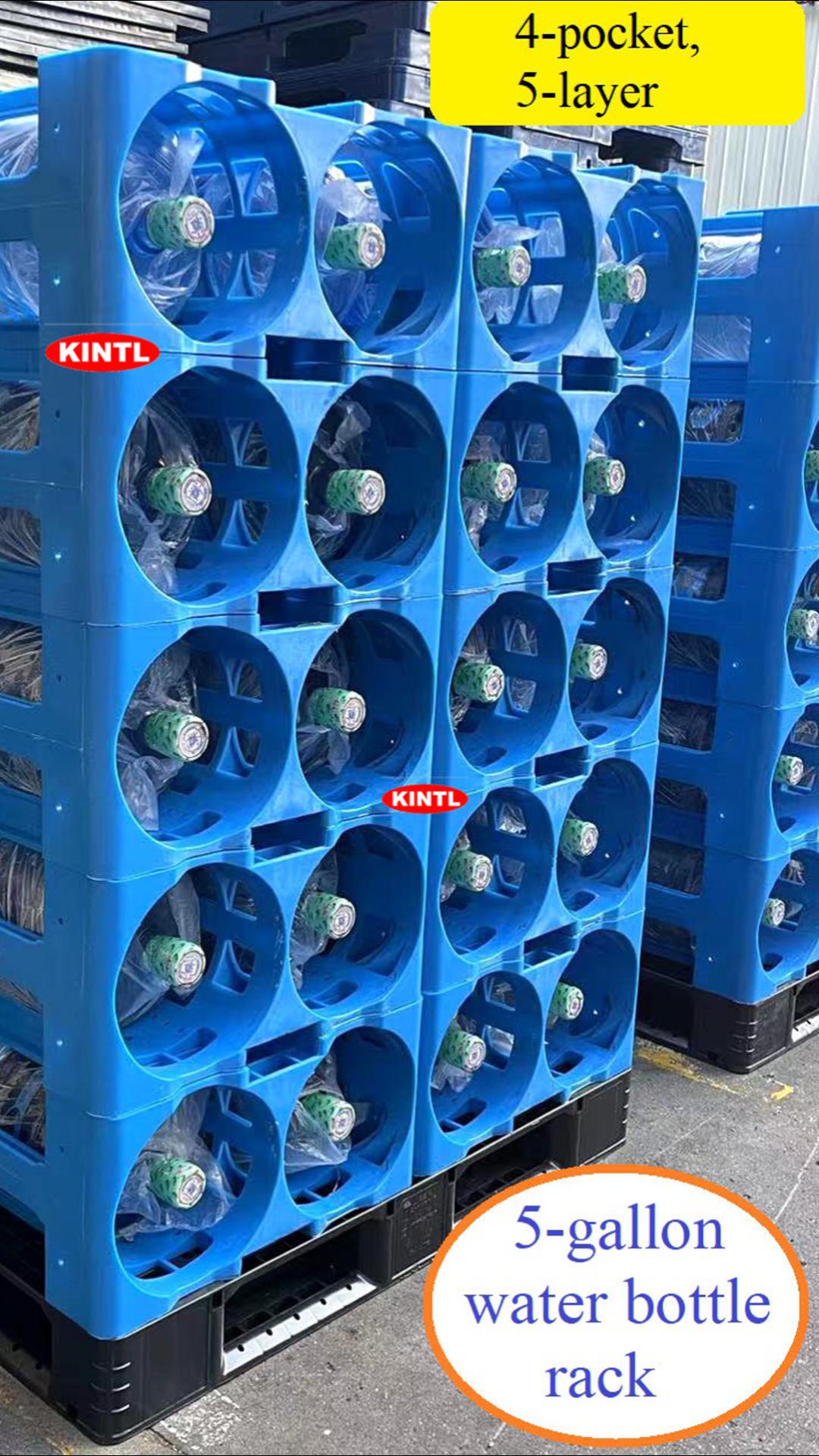 5-Gallon Bottled Water Racks: Smart Storage & Safe Transport 💧Boost your water plant's logistics with our heavy-duty 40-bottle modular racks....