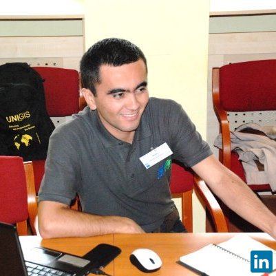 Ilhom Abdurahmanov, MSc student in Geoinformatics, University of West Hungary