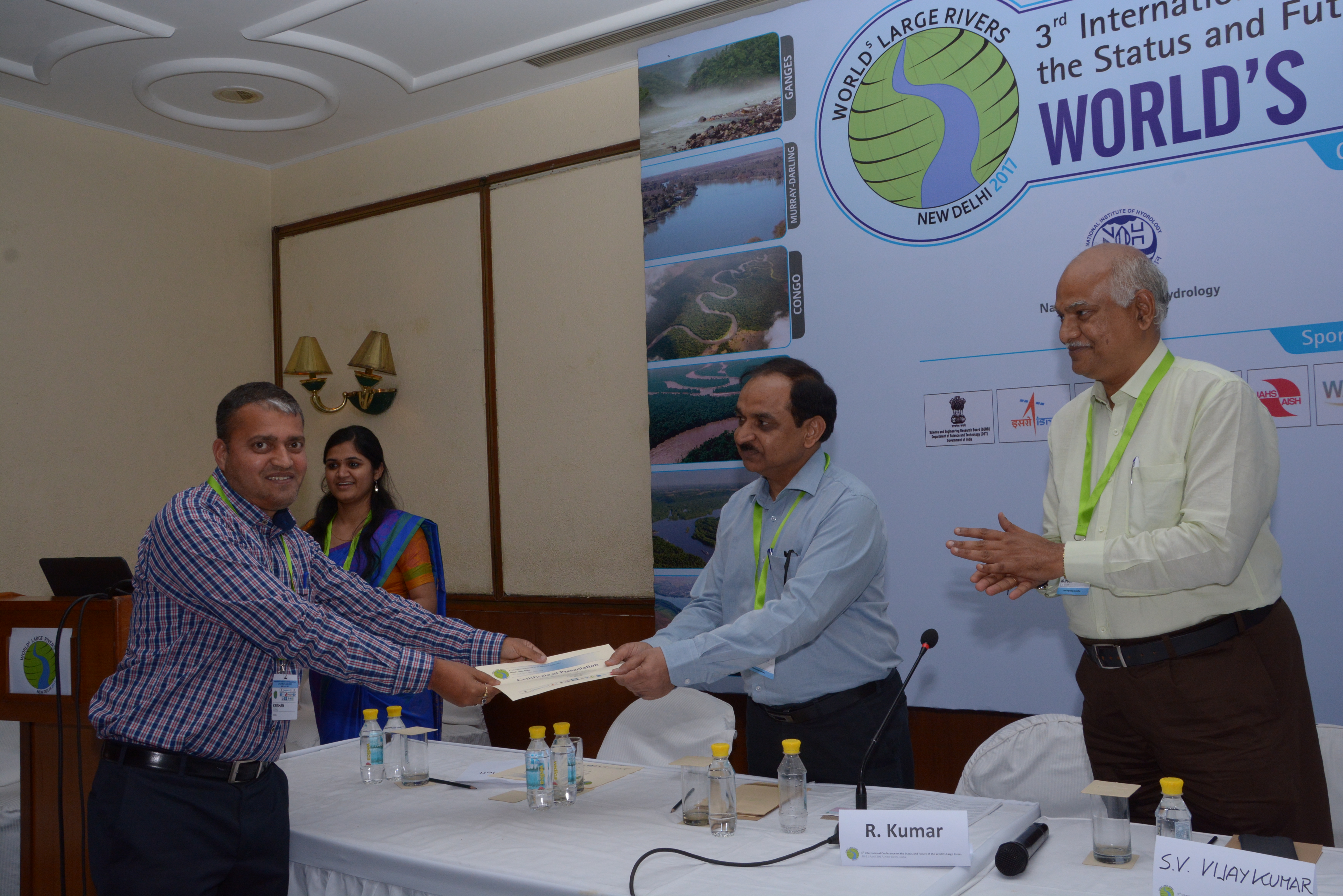 Large River Conference April, 2017 at New Delhi