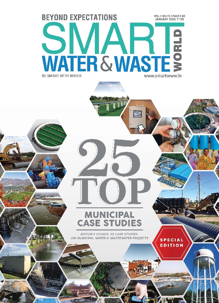 This project was also selected among India's top 25 Municipal Case Studies, by Smart Water & Waste World Magazine in their January, 2020 issue