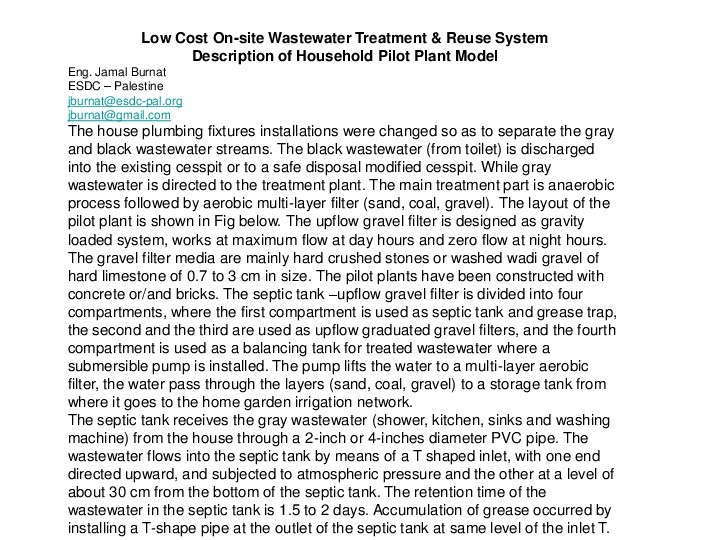 Gray wastewater is not safe ...