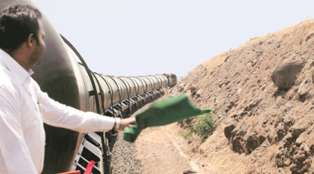 24th Water Train Reaches Latur