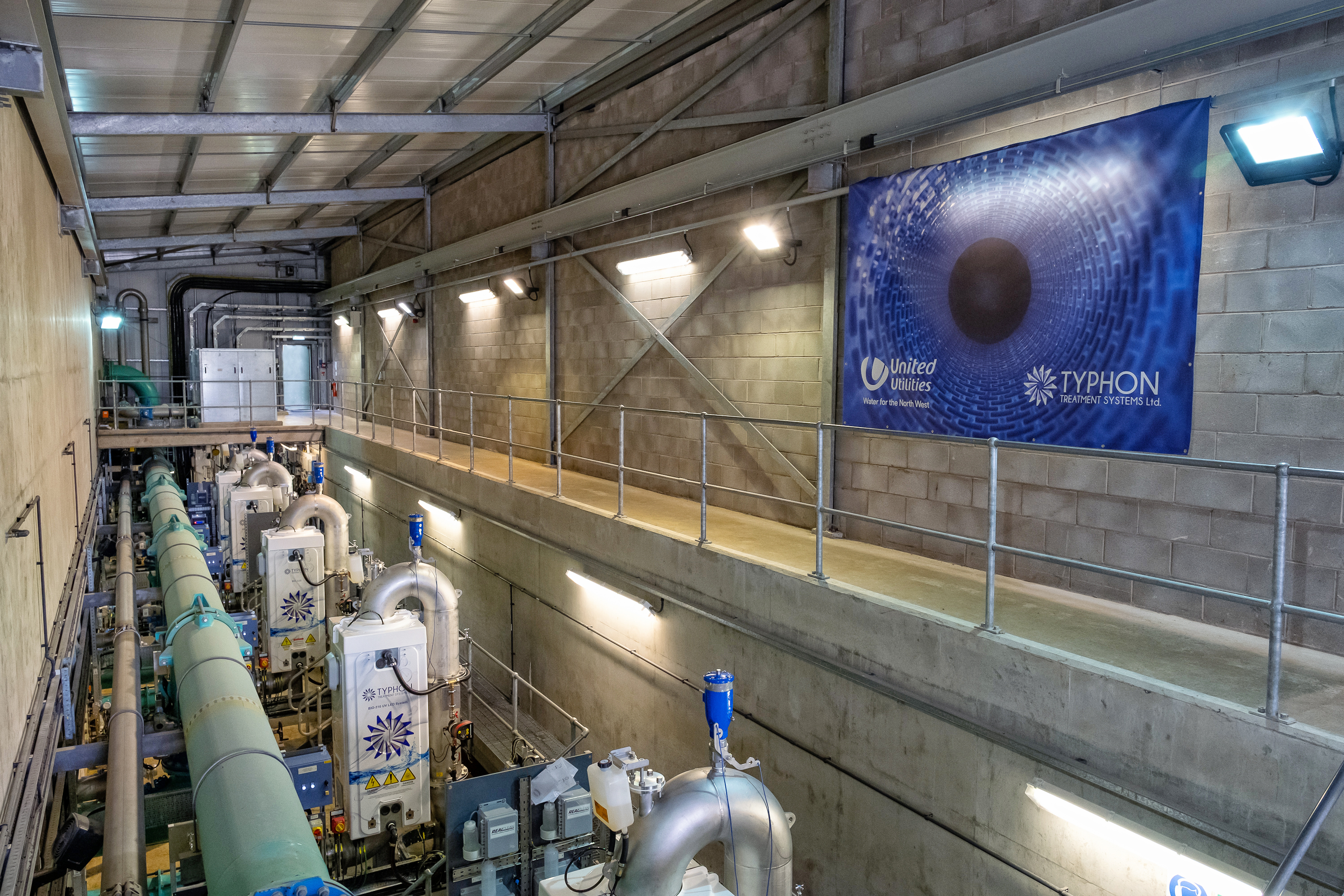 B310 UVC LED Water treatment reactor installation