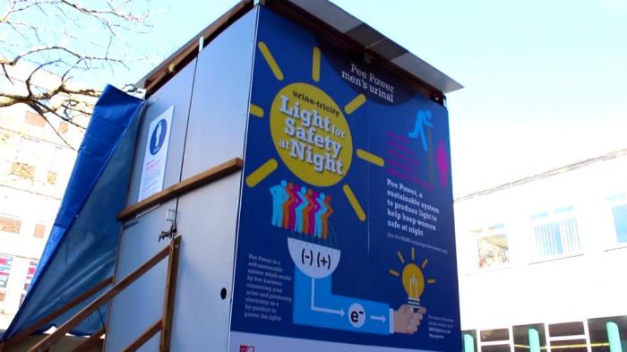Pee-power Toilet to Light up Disaster Zones