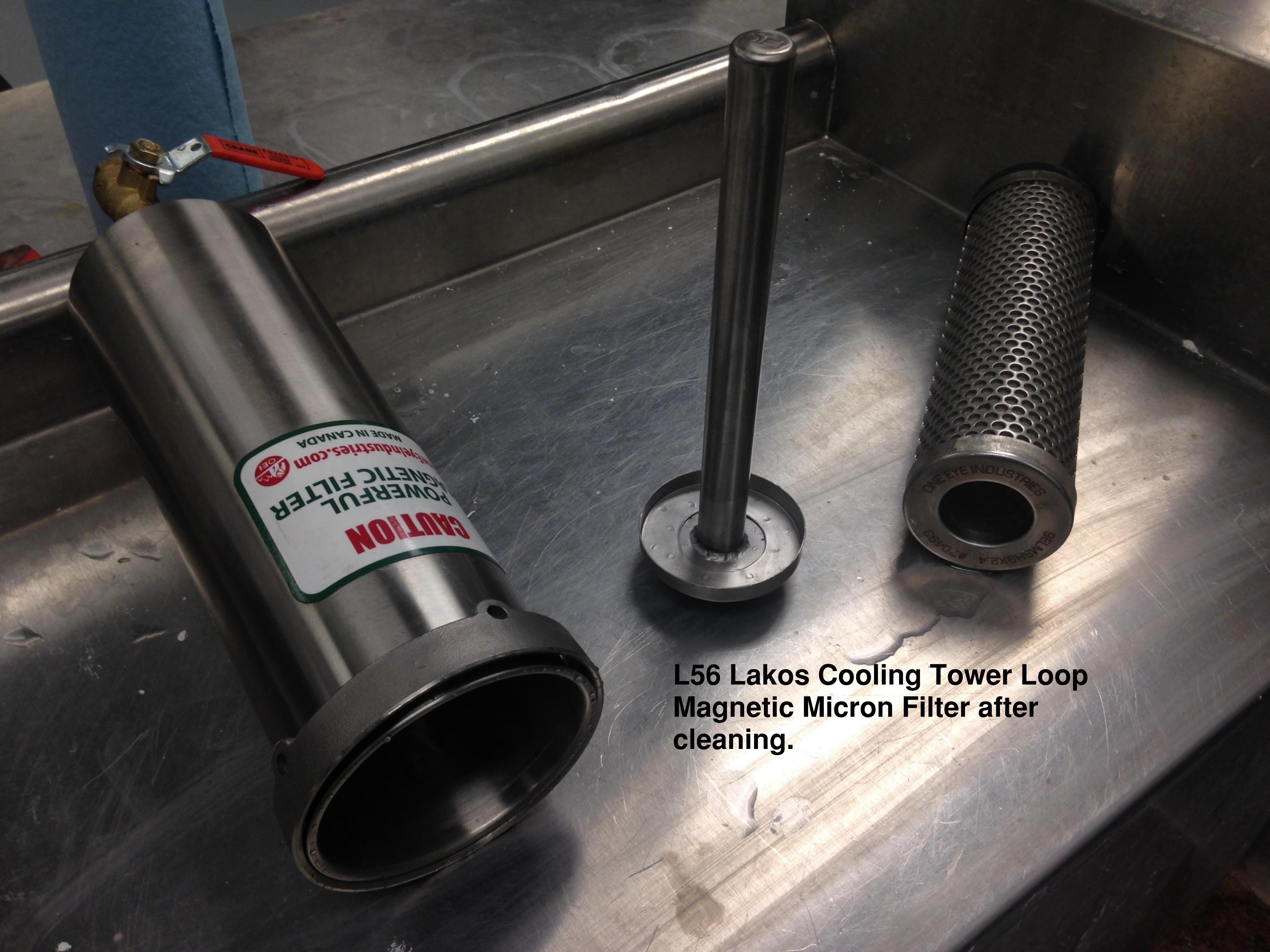 Magnetic filtration on sidestream filters