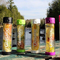 Glasstic Shatterproof Glass Water Bottle