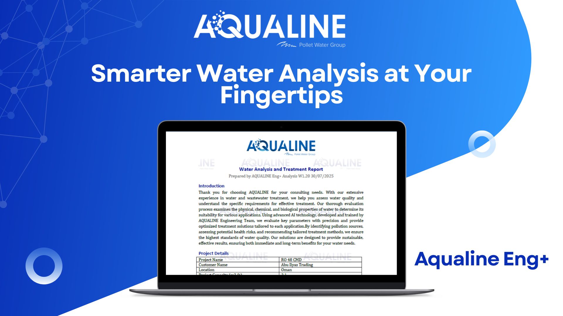 From Lab Data to Treatment Solution in Seconds: Meet Aqualine Eng+AQUALINE Eng+ (V.1.3) transforms laboratory water analysis into comprehensive,...