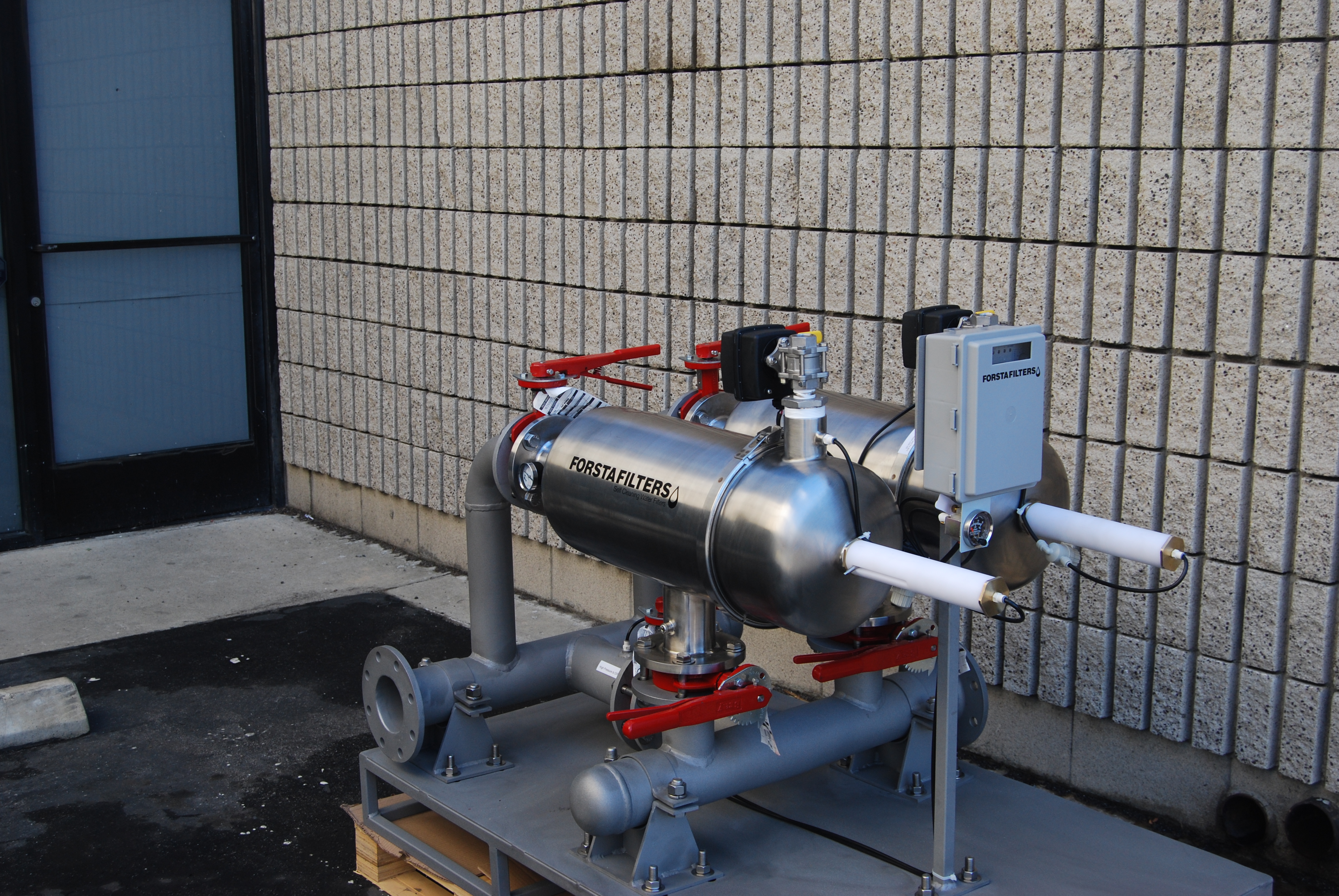 Skid Mounted self-cleaning water filters