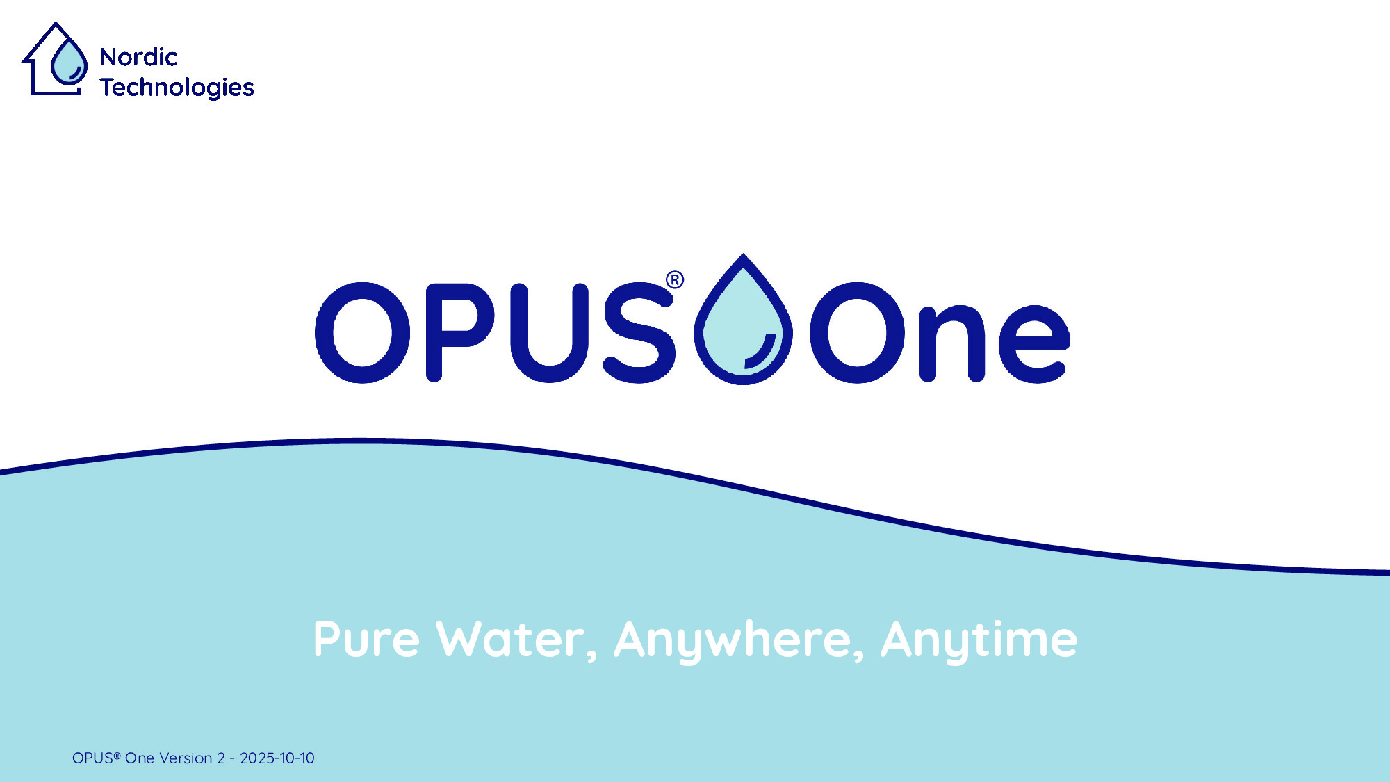 OPUS&reg; One &ndash; Clean Water, Anywhere, AnytimeThe OPUS&reg; One by Nordic Technologies is a portable, hand-operated water treatment unit that works ...