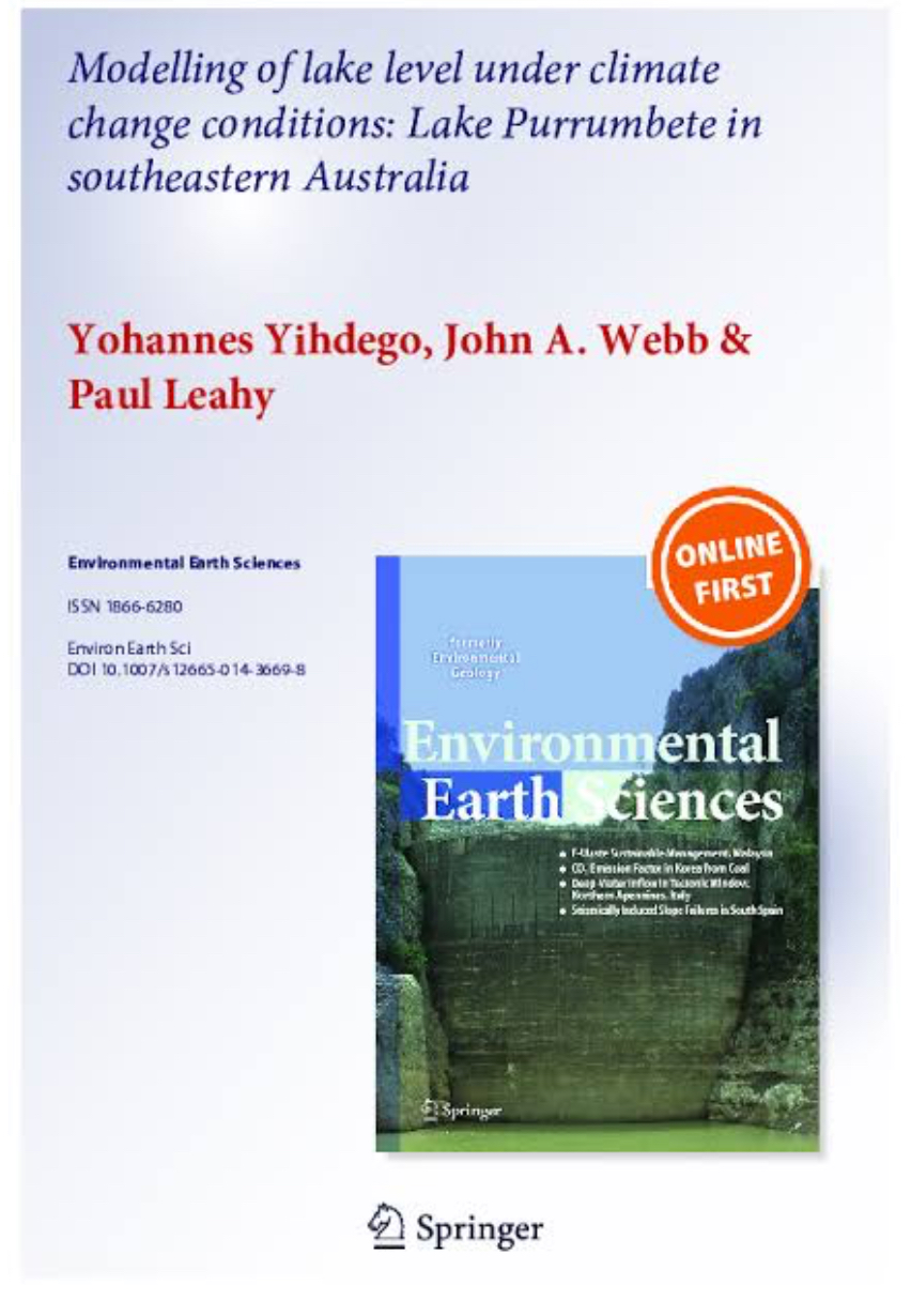 Published articles_Peer reviewed journals_Dr Yohannes Yihdego