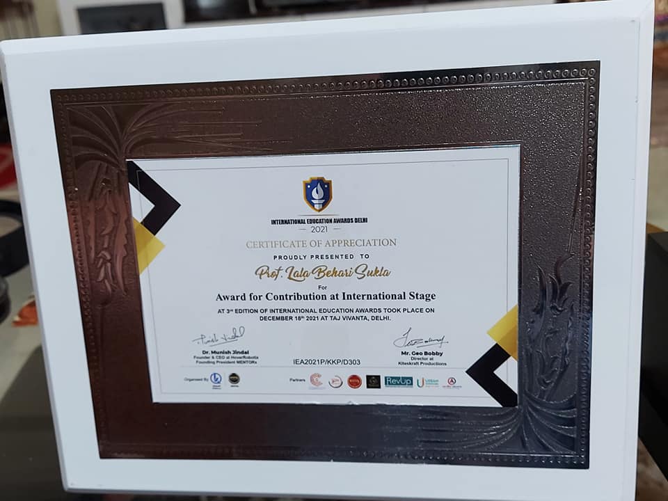 Inernational Awards 2021