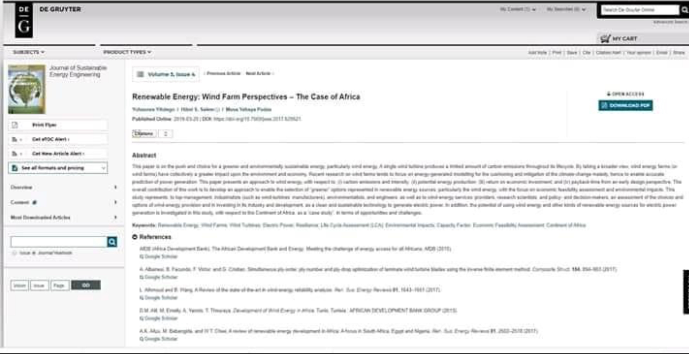 Published articles_Peer reviewed journals_Dr Yohannes Yihdego