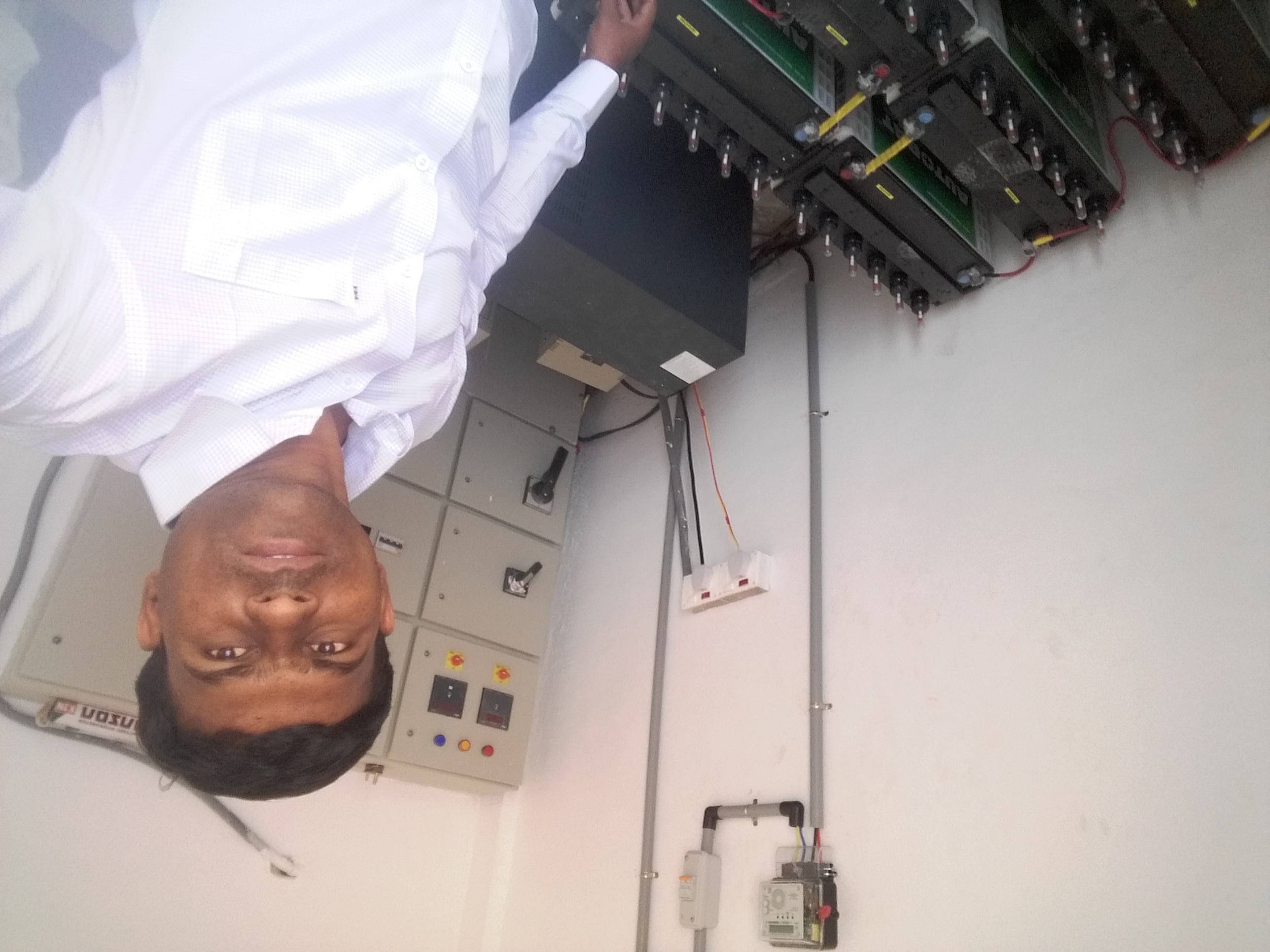 Solar power plant installation