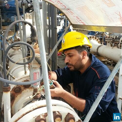 ammar shanshal khalaf, of shore metering division at South Oil Company (SOC)