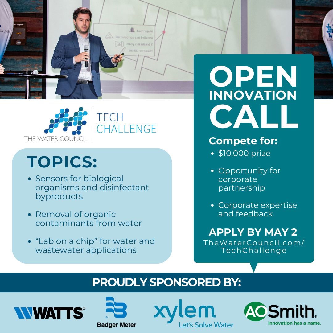 Do you have a novel solution for biological sensing, organic contaminant removal, or 'lab on a chip' for water or wastewater applications? Consi...