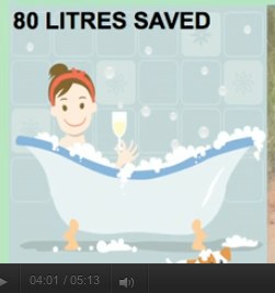 A bath without water