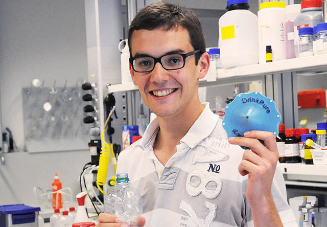 Student Develops Filter for Clean Water Around the World
