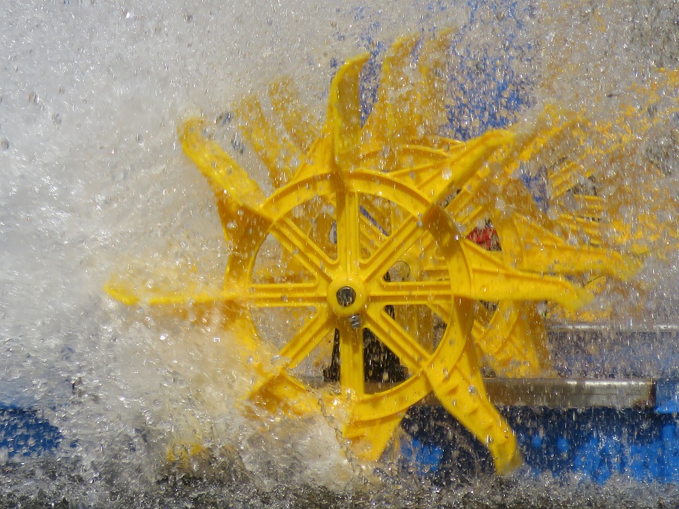 Stream Water Wheels as Renewable Energy Supply in Flowing Water