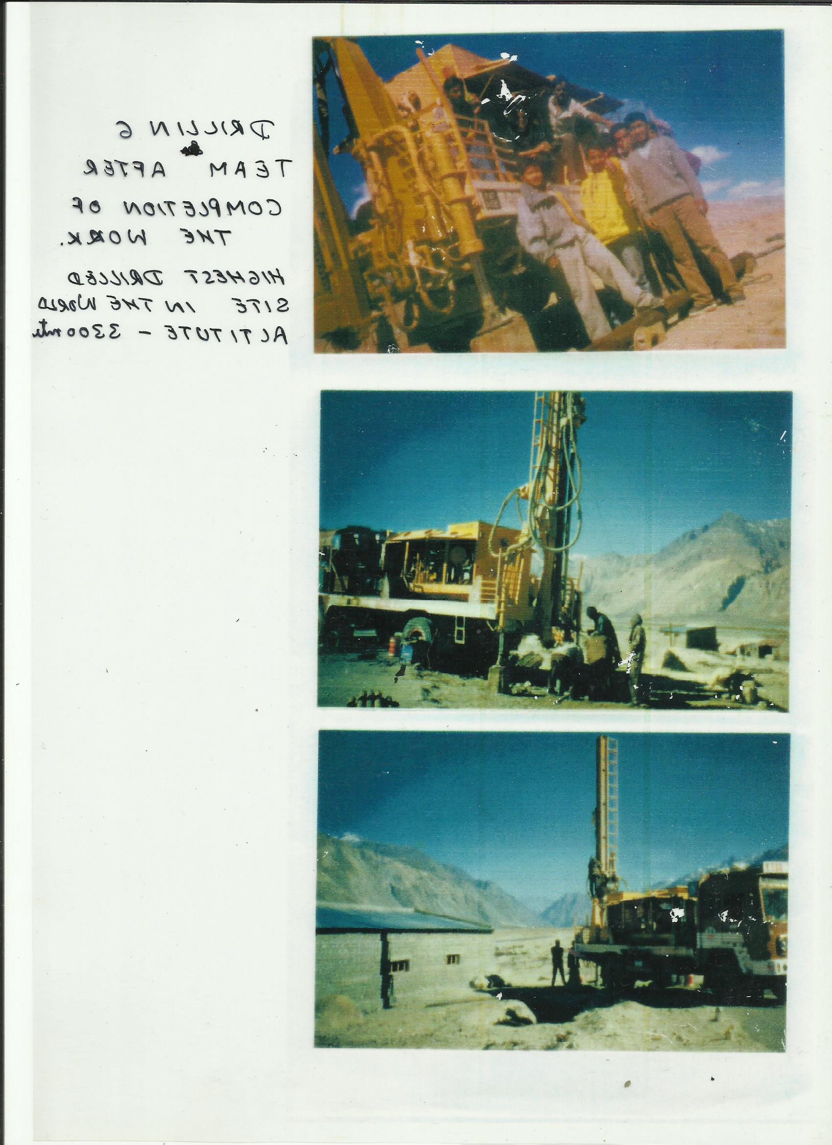 Groundwater development at Thoise Air Force Station Ladakh, India