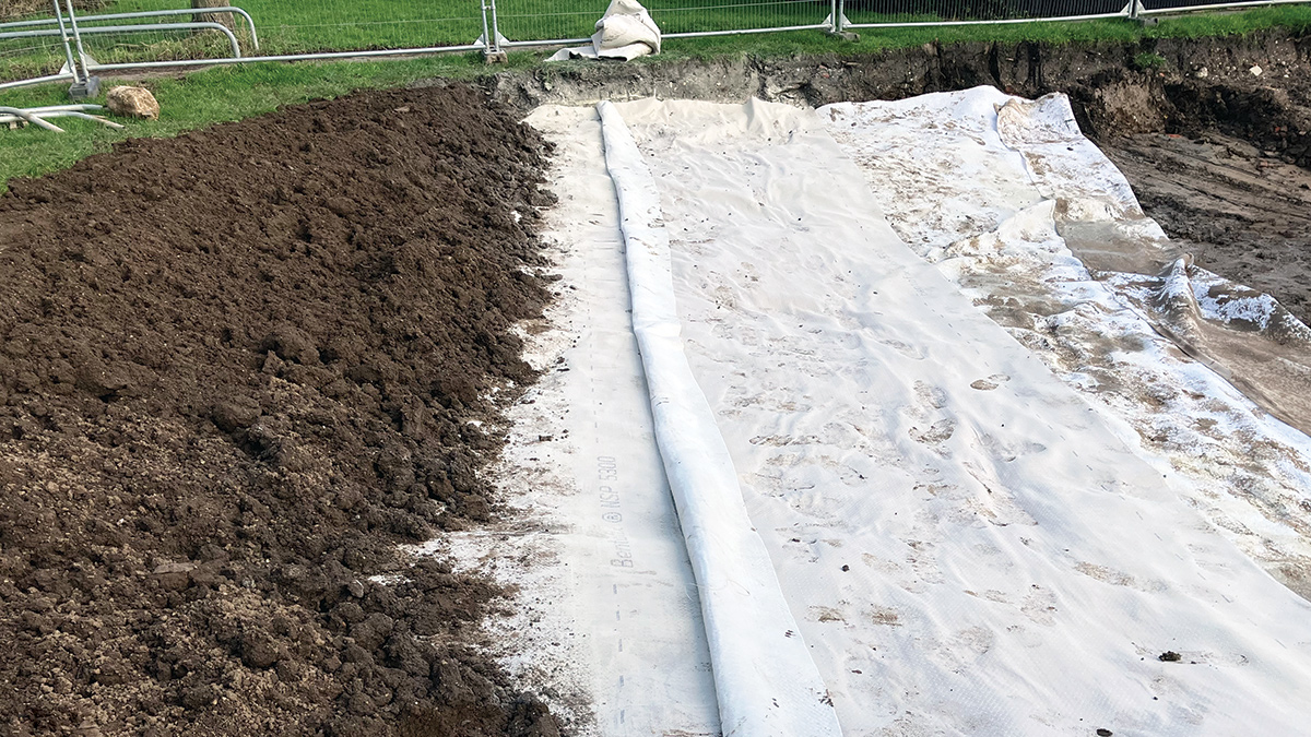Landfill liner brings innovative approach    to SuDS containment