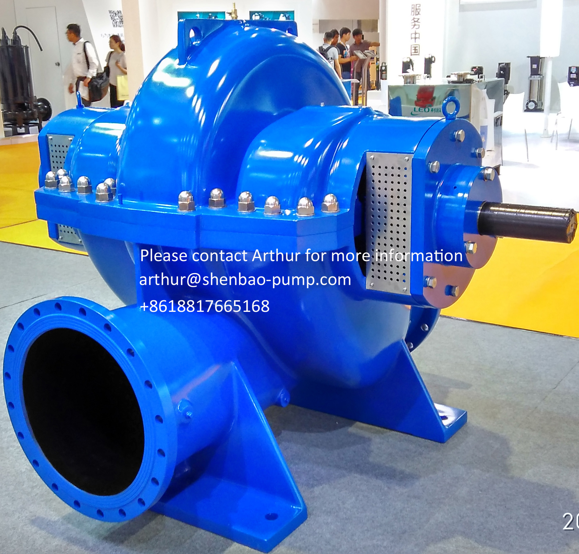 Split casing pump